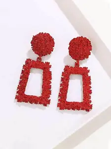 YouBella Geometric Drop Earrings