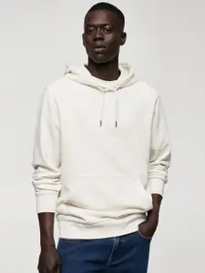 MANGO MAN Pure Cotton Hooded Sweatshirt
