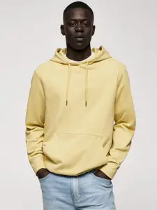 MANGO MAN Pure Cotton Hooded Sweatshirt