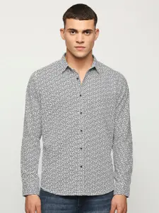 Pepe Jeans Abstract Printed Pure Cotton Casual Shirt