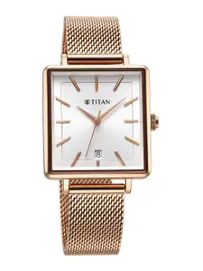 Titan Women Bracelet Style Straps Analogue Watch 94205WM01