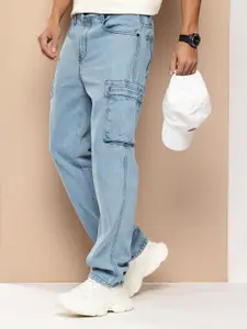 Bene Kleed Men Pure Cotton Straight Fit Cargo Style Jeans