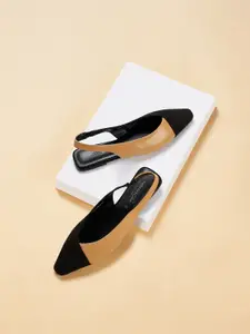 Forever Glam by Pantaloons Colourblocked Mules Flats