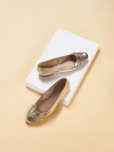 Forever Glam by Pantaloons Women Solid Ballerinas Flats