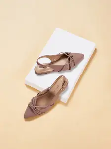 Forever Glam by Pantaloons Women  Pointed Toe Mules Flats