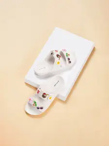 Forever Glam by Pantaloons Women Applique Two Strap Sliders