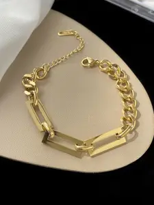 MYKI Gold Plated Stainless Steel Link Bracelet