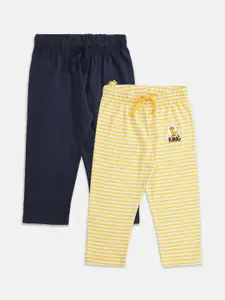 Pantaloons Baby Infants Boys Pack Of 2 Cotton Pyjamas