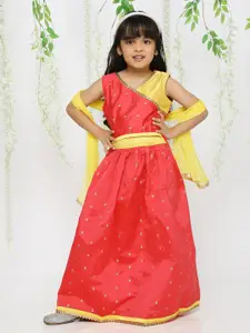 KID1 Girls Ready to Wear Lehenga & Blouse With Dupatta