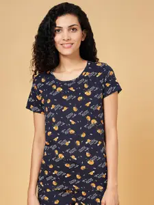 Dreamz by Pantaloons Printed Cotton Lounge T-Shirts