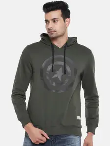 SF JEANS by Pantaloons Marvel Printed Hooded Cotton Pullover