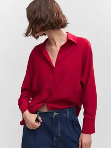 MANGO  Extended Sleeves Casual Shirt