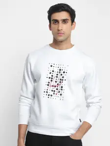 RARE RABBIT Men Venicee Graphic Printed Sweatshirt