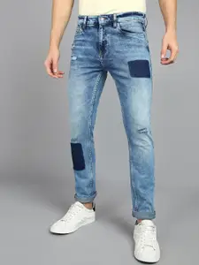 Urbano Fashion Men Slim Fit Mildly Distressed Heavy Fade Acid Wash Stretchable Jeans