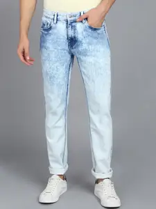 Urbano Fashion Men Slim Fit Clean Look Heavy Fade Acid Wash Stretchable Jeans