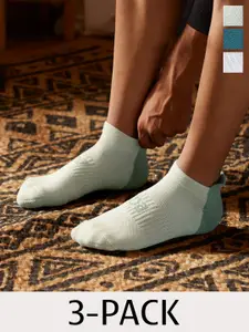 DaMENSCH Set Of 3 Aloe-Soft Below Ankle Anti Odour Premium Terry Socks