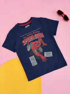 Pantaloons Junior Boys Spider Man Printed Cotton T-shirt