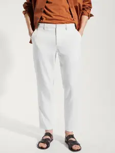 MANGO MAN Solid Trousers