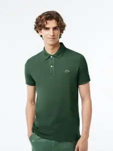 Lacoste Polo Collar Pure Cotton Slim Fit T-shirt