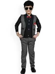 BAESD Boys Pure Cotton Shirt & Trousers With Waistcoat