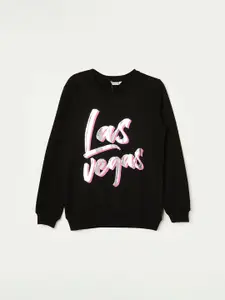 Fame Forever by Lifestyle Girls Typography Printed Cotton Sweatshirt