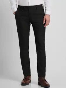 Peter England Men Slim Fit Formal Trousers