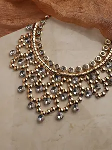 SOHI Gold-Plated Necklace