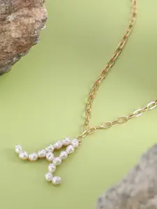 SOHI Gold-Plated Necklace