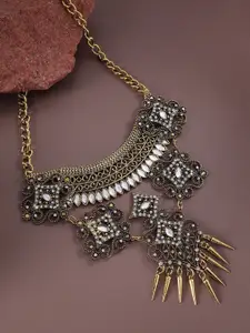 SOHI Gold-Plated Necklace