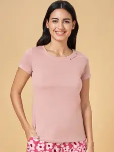 Dreamz by Pantaloons Round Neck Cotton Lounge T-Shirts