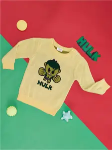Pantaloons Baby Boys Hulk Printed Cotton Pullover