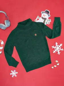 Pantaloons Junior Boys Turtle Neck Acrylic Pullover