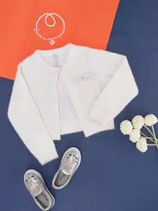 Pantaloons Junior Girls Front Open Acrylic Sweaters