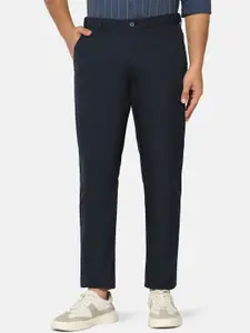 Blackberrys Men B-95 Mid Rise Easy Wash Slim Fit Trousers