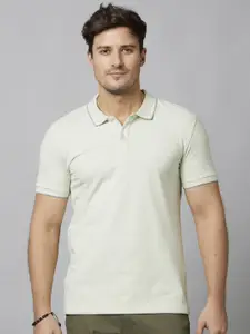 Celio Polo Collar Slim Fit Knitted Cotton T-Shirt