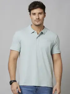 Celio Polo Collar Slim Fit Knitted Cotton T-Shirt