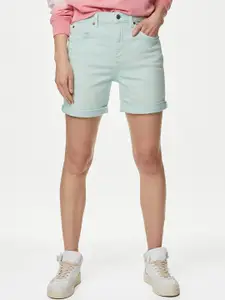 Marks & Spencer Women High-Rise Denim Shorts