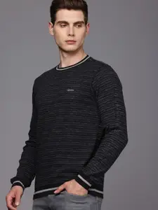 Allen Solly Sport Self Design Pure Cotton Sweatshirt