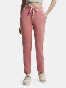 Jockey Women Pink Slim Fit Lounge Pants UL07-0103