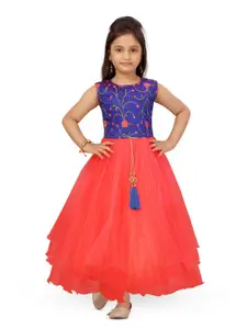 Aarika Girls Fit & Flare Maxi Dress
