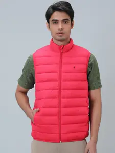 Indian Terrain Mock Collar Lightweight Puffer Jacket