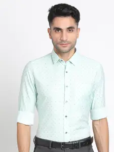 Turtle Micro Ditsy Printed Modern Slim Fit Formal Shirt