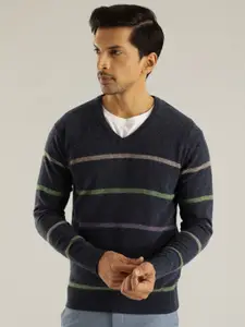 Indian Terrain Striped Pullover Sweater