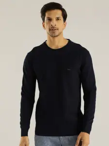 Indian Terrain Round Neck Long Sleeves Cotton Pullover