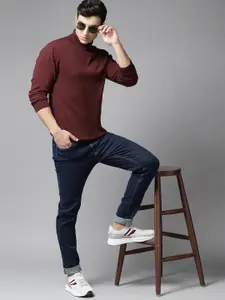 Roadster Men Solid Pullover Sweatshirt