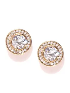 OOMPH Gold-Plated CZ Stone Handcrafted Studs