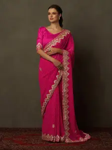 Saree mall Embellished Pure Georgette Sarees