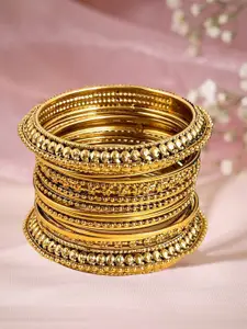 OOMPH Set Of 16 Antique Bangles
