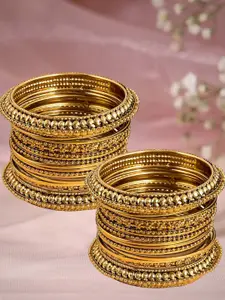 OOMPH Set Of 32 Antique Bangles