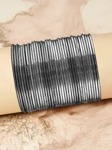 OOMPH Set Of 36 Oxidised Bangles